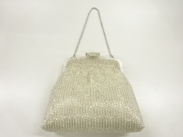 JAPANESE KIMONO / ANTIQUE BEADED BAG